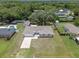 Aerial view showcasing the property, outlining the home, yard, and neighborhood at 7360 Canal Dr, Sanford, FL 32771