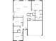 Floor plan illustrating the layout and dimensions of the home at 756 Rioja Dr, Minneola, FL 34715