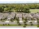 Aerial shot of homes featuring well-maintained lawns and landscaping in a residential neighborhood at 7778 Four Seasons Blvd, Kissimmee, FL 34747