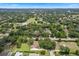Expansive aerial view of a residential area boasting mature trees, well-kept lawns, and various home styles at 9601 Ambleside Dr, Windermere, FL 34786