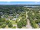 Bird's eye view of a neighborhood highlighting the lush greenery, well-maintained streets, and diverse residential architecture at 9601 Ambleside Dr, Windermere, FL 34786