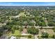 Expansive aerial view of a residential area boasting mature trees, well-kept lawns, and various home styles at 9601 Ambleside Dr, Windermere, FL 34786