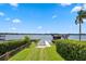Tranquil backyard leading to a private boat dock and waterfront access for serene lake living at 9601 Ambleside Dr, Windermere, FL 34786