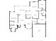 Floor plan showing 3 bedrooms, 2 baths, Gathering room, living room, kitchen, and garage at 1003 Jackson Creek Ct, Oviedo, FL 32765
