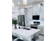 Stylish kitchen island with barstool seating and a stainless steel sink at 11408 Satire St, Orlando, FL 32832