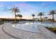 Resort-style pool featuring sun loungers and palm trees in a luxurious community setting at 1508 Stonecliff Dr, Apopka, FL 32703