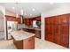 Stylish kitchen equipped with stainless steel appliances, granite countertops, and ample cabinet space at 222 Imperial Ridge Ct, Oviedo, FL 32765