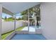 Enclosed lanai with a screened enclosure and access to the pool and back yard at 222 Imperial Ridge Ct, Oviedo, FL 32765