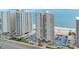 Exterior of high-rise condominium building on a beachfront property at 2947 S Atlantic Ave # 601, Daytona Beach, FL 32118