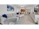 Cozy living room next to open kitchen area, perfect for Gathering gatherings and entertaining at 2947 S Atlantic Ave # 601, Daytona Beach, FL 32118