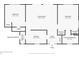 Detailed floor plan of a home with bedrooms, living room, kitchen, foyer and bathrooms clearly marked at 2990 E Central Ave, Bartow, FL 33830