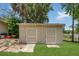 Small backyard shed for extra storage on the property at 2990 E Central Ave, Bartow, FL 33830