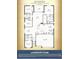 Floor plan of Kennedy home featuring 4 bedrooms, 3 baths and 3-car garage at 3574 La Jolla Dr, Clermont, FL 34711