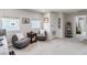 Bright living room featuring comfortable seating and lots of natural light at 378 Cape Honeysuckle Pl, Sanford, FL 32771