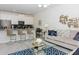 Inviting living space showcasing modern decor, comfortable seating, and an open layout that connects seamlessly to the kitchen at 4912 Windermere Ave, Kissimmee, FL 34746