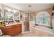 Spacious bathroom featuring a garden tub, glass shower, and dual vanities at 742 Seneca Trl, St Cloud, FL 34772