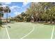Community basketball court surrounded by trees and landscaping at 8865 Se 119Th St, Summerfield, FL 34491