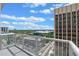 Amazing balcony view overlooking the city and surrounding landscape offers stunning scenery at 150 E Robinson St # 1023, Orlando, FL 32801