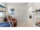 Bedroom featuring a bunk bed and view to the bathroom and closet at 1787 White Feather Loop, Oakland, FL 34787