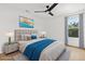 Bedroom with nice view, ceiling fan, and soft, pleasing decor at 218 Pebblerock Ct, Orlando, FL 32828