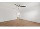 Spacious bedroom with hardwood floors, ceiling fan, and natural light at 218 Pebblerock Ct, Orlando, FL 32828