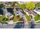 Aerial view of the property, showcasing landscaping and a well-maintained perimeter at 6512 Grosvenor Ln, Orlando, FL 32835