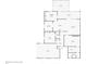 First floor floorplan featuring the living spaces and the main bedroom at 6836 Bittersweet Ln, Orlando, FL 32819