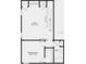 Upstairs floor plan showing loft space, bedroom with ensuite bathroom, and closet at 854 Junonia Blvd, New Smyrna Beach, FL 32168