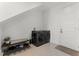 This stylish laundry room offers a modern washer and dryer, and tile flooring at 10108 Sunnifa Aly, Orlando, FL 32832