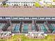 Overhead view of screened-in private pools for each unit in the community at 1292 Blue Island Dr, Clermont, FL 34714