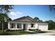 Charming single-story home featuring a two-car garage, neutral color palette and well-maintained landscaping at 345 S Sunset Ave, Mascotte, FL 34753