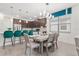 Charming dining area featuring modern decor and seamlessly connected to the spacious kitchen with counter seating at 363 Miro Dr, Davenport, FL 33837