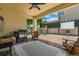 Open-air back patio with room for grilling and entertaining at 5182 Appenine E Loop, St Cloud, FL 34771