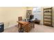Home office space with natural light and built-in shelves at 600 Egret Place Dr, Winter Garden, FL 34787