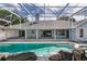 Backyard pool and patio great for entertaining at 9108 N Bay Boulevard, Orlando, FL 32819