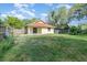 The house's backyard featuring a patio and privacy fence at 1007 Glendale St, Orlando, FL 32807