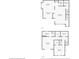Home floor plans featuring bedroom layouts, kitchen, dining, living, and bathrooms at 12414 Baleria Cv # 104, Orlando, FL 32837