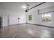 Bright and spacious garage with clean epoxy flooring and natural light at 1706 Cheltenborough Dr, Orlando, FL 32835