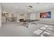 Large game room with ping pong table, neutral paint, and carpeted flooring at 1938 Filly Trl, Oviedo, FL 32765
