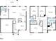 Floor plan exhibiting the layout of the rooms and measurements of the house at 2020 Rushden Dr, Ocoee, FL 34761