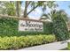 Community entrance sign that reads The Moorings on Lake Maitland at 204 Quayside Cir # 601, Maitland, FL 32751