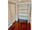View of front door, open coat closet and marble countertop in foyer at 204 Quayside Cir # 601, Maitland, FL 32751