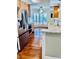 Kitchen with stainless steel refrigerator and breakfast bar in the background at 204 Quayside Cir # 601, Maitland, FL 32751