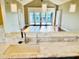 Open floor plan from the kitchen view into the living room at 204 Quayside Cir # 601, Maitland, FL 32751