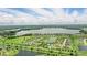 Beautiful aerial view of a luxurious community with a serene lake, surrounding upscale homes at 2118 Whiting Trl, Orlando, FL 32820