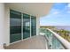 A condo balcony overlooking a beautiful landscape and partial water view at 241 Riverside Dr # 902, Holly Hill, FL 32117