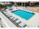 A refreshing rectangular outdoor pool, surrounded by ample lounge seating at 3023 S Atlantic Ave # 2050, Daytona Beach, FL 32118