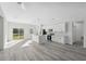 Bright kitchen with white cabinets, center island, and stainless steel appliances at 3159 Sw 127Th Lane Rd, Ocala, FL 34473