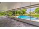 Enjoy the view from the covered and screened lanai overlooking the backyard swimming pool at 403 Broadview Ave, Altamonte Springs, FL 32701