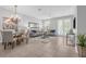 Open-concept layout with a combined living and dining area, creating a welcoming space at 4385 Wardell Pl # 13, Orlando, FL 32814